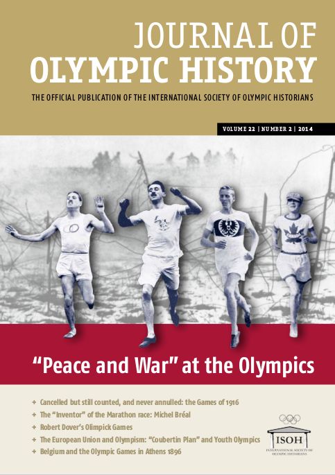 Cover Journal of Olympic History
